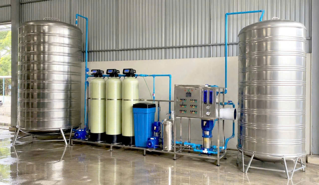 Dây chuyền lọc nước RO công nghiệp do VTP thi công
